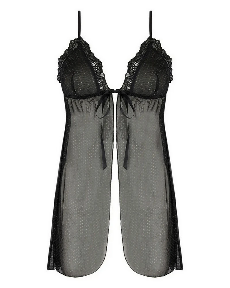 Babydoll Antigel Nuit Des Etoiles (Noir Or) 4 Babydoll Antigel Nuit Des Etoiles (Noir Or) – Image 2