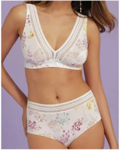 Brassière Séduction Antigel Souffle Fleuri (Souffle Pastel) -mesdessous brassiere seduction antigel souffle fleuri souffle pastel 2