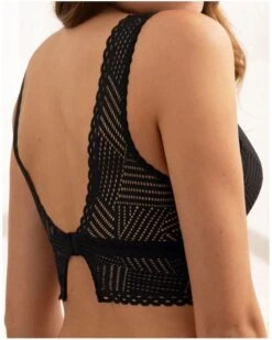 Brassière Séduction Antigel Tressage Graphic (Tressage Noir) -mesdessous brassiere seduction antigel tressage graphic tressage noir 3