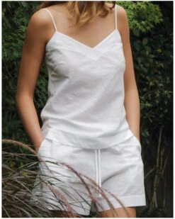 Caraco 100% Coton Antigel Chic Et Relax (Blanc) 8 Caraco 100% Coton Antigel Chic Et Relax (Blanc) -mesdessous caraco 100 coton antigel chic et relax blanc 2