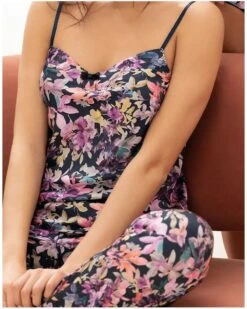 Caraco Antigel Mille Pétales (Pétales Aquarelle) -mesdessous caraco antigel mille petales petales aquarelle 3