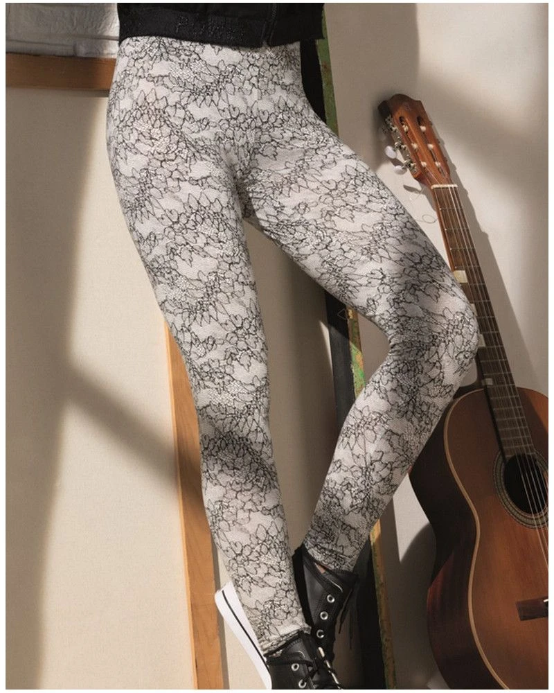 Legging Antigel Power Dentelle (Dentelle Fusain) 3 Legging Antigel Power Dentelle (Dentelle Fusain)