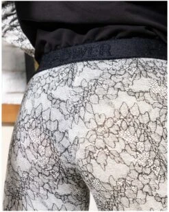 Legging Antigel Power Dentelle (Dentelle Fusain) 8 Legging Antigel Power Dentelle (Dentelle Fusain) -mesdessous legging antigel power dentelle dentelle fusain 1 2