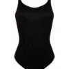 Maillot De Bain Une Pièce Armatures Antigel La Muse Des Vagues (Noir) -mesdessous maillot de bain une piece armatures antigel la muse des vagues noir