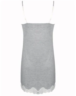 Nuisette Fines Bretelles Antigel Simply Perfect (Chiné Gris) 7 Nuisette Fines Bretelles Antigel Simply Perfect (Chiné Gris) -mesdessous nuisette fines bretelles antigel simply perfect chine gris 2