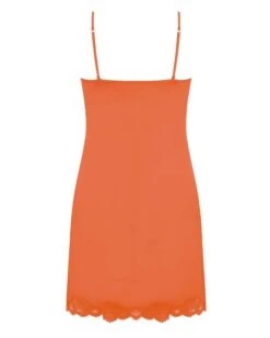 Nuisette Fines Bretelles Antigel Simply Perfect (Orange Safrané) -mesdessous nuisette fines bretelles antigel simply perfect orange safrane 2