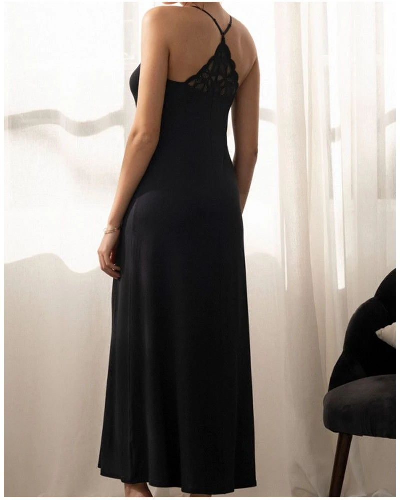 Nuisette Longue Antigel Stricto Sensuelle (Noir) 5 Nuisette Longue Antigel Stricto Sensuelle (Noir) – Image 3