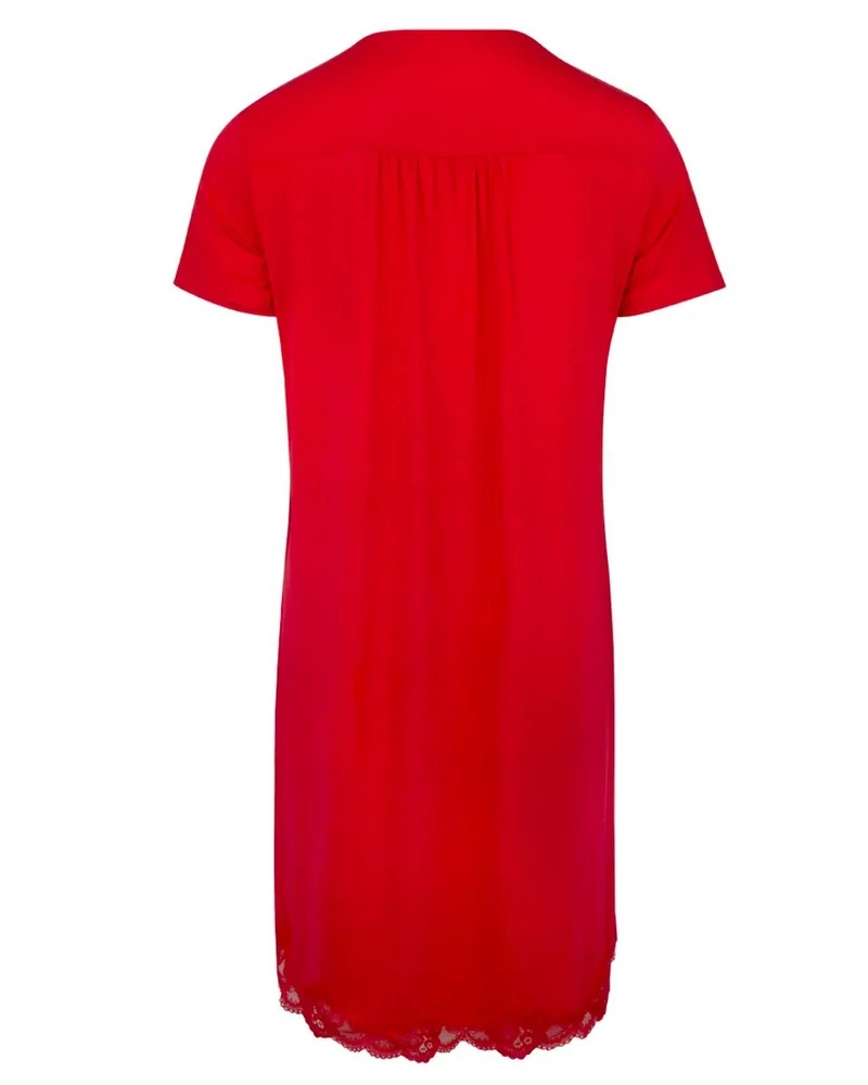 Nuisette Manches Courtes Antigel Simply Perfect (Rouge Capucine) 4 Nuisette Manches Courtes Antigel Simply Perfect (Rouge Capucine) – Image 2