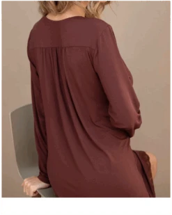 Nuisette Manches Longues Bien-être Antigel Simply Perfect (Cappuccino) 8 Nuisette Manches Longues Bien-être Antigel Simply Perfect (Cappuccino) -mesdessous nuisette manches longues bien etre antigel simply perfect cappuccino 1