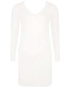 Nuisette Manches Longues Col En V Antigel Simply Perfect (Nacre)
