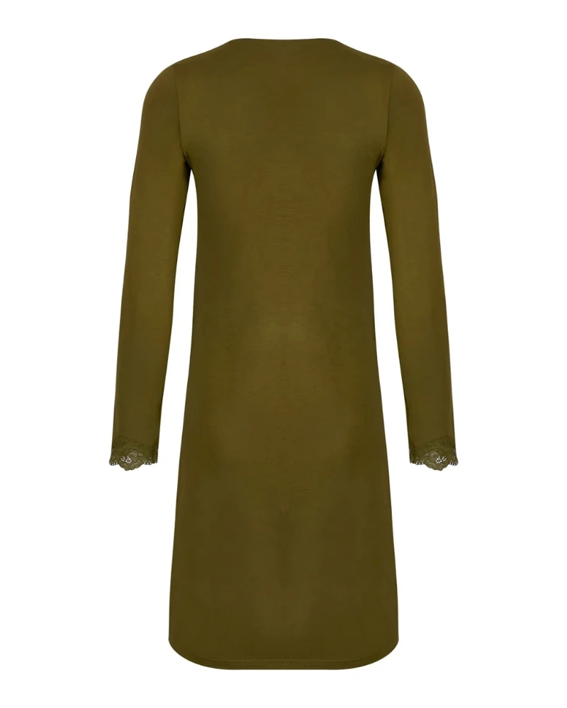 Nuisette Manches Longues Col En V Antigel Simply Perfect (Vert Mousse) 5 Nuisette Manches Longues Col En V Antigel Simply Perfect (Vert Mousse) – Image 3