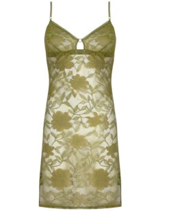 Nuisette Sexy Antigel Dentelle Rebelle (Vert Mousse)