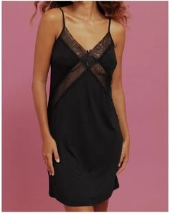 Nuisette Sexy Antigel Tartan Glamour (Noir)