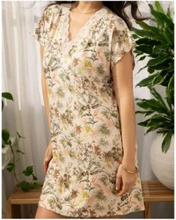 Nuisette Tunique Antigel Evasion Tropique (Matin Tropic) -mesdessous nuisette tunique antigel evasion tropique matin tropic 2