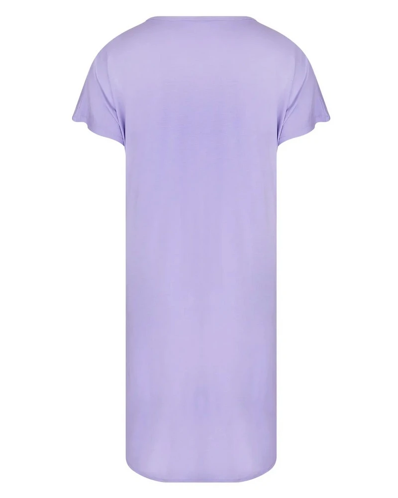 Nuisette Tunique Antigel Simply Graphic (Parme) 4 Nuisette Tunique Antigel Simply Graphic (Parme) – Image 2