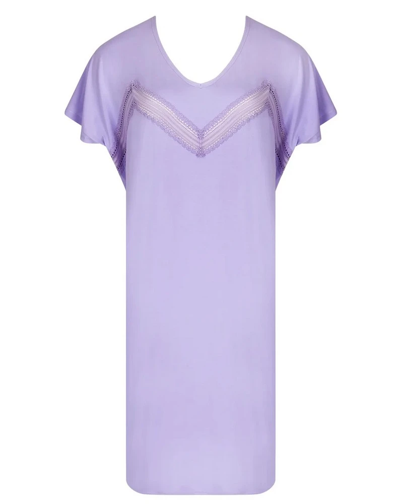 Nuisette Tunique Antigel Simply Graphic (Parme) 3 Nuisette Tunique Antigel Simply Graphic (Parme)