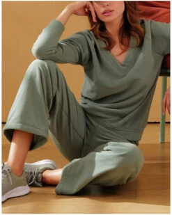 Pantalon Antigel Pause Douceur (Vert Aloe) 11 Pantalon Antigel Pause Douceur (Vert Aloe) -mesdessous pantalon antigel pause douceur vert aloe 1 3