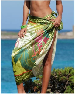 Paréo Long Antigel La Vénus Nature (Vert Tropic)