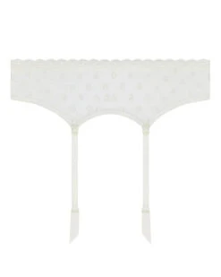 Porte-jarretelles Antigel Je T'aime à La Folie (Ecru Nacre) -mesdessous porte jarretelles antigel je t aime a la folie ecru nacre 3