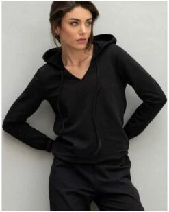 Pull Antigel Tressage Graphic (Tressage Noir)