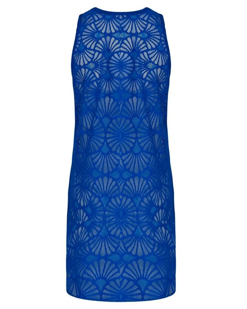 Robe De Plage Antigel La Muse Dentelle (Cobalt) 3 Robe De Plage Antigel La Muse Dentelle (Cobalt) – Image 2