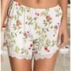 Short Antigel Muse Du Printemps (Fleurs En Fête) -mesdessous short antigel muse du printemps fleurs en fete