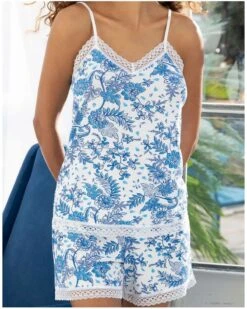 Short Antigel Patio Fraîcheur (Bleu Azul) -mesdessous short antigel patio fraicheur bleu azul 2