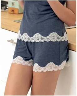 Short Mi-long Antigel Simply Perfect (Bleu Chiné Nacre)