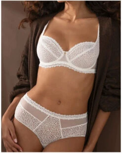 Shorty Antigel Exquise En Dentelle (Ecru Nacre) -mesdessous shorty antigel exquise en dentelle ecru nacre 4