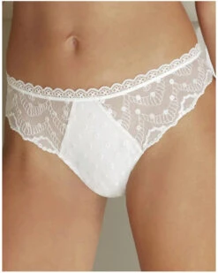 Slip Charme Antigel Je T'aime à La Folie (Ecru Nacre)