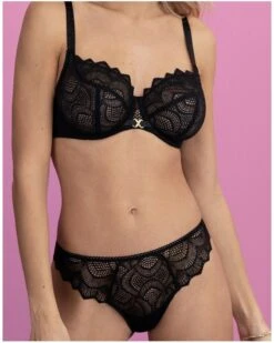 Slip Séduction Antigel Sexy Bohème (Noir) -mesdessous slip seduction antigel sexy boheme noir 2