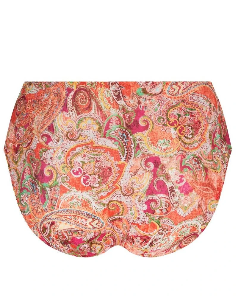 Slip Taille Haute Antigel Cachemire En Fête (Orange Multico) 7 Slip Taille Haute Antigel Cachemire En Fête (Orange Multico) – Image 5