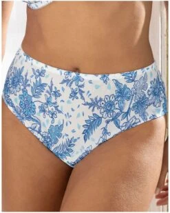 Slip Taille Haute Antigel Patio Fraîcheur (Bleu Azul)