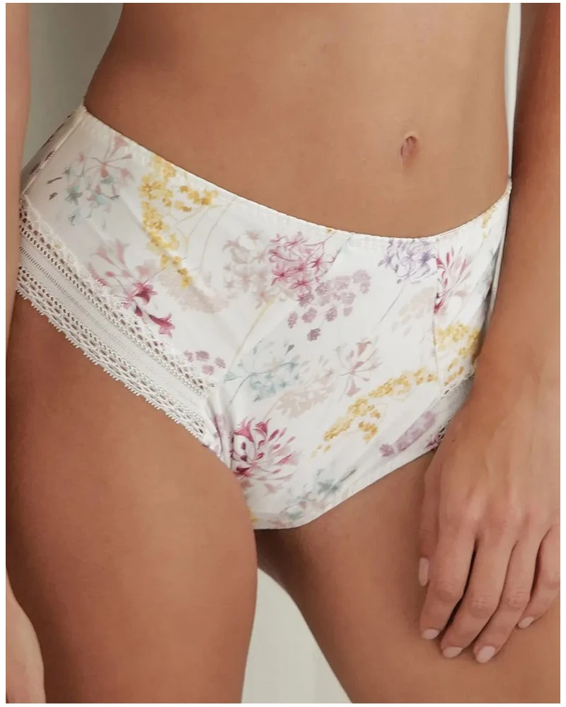 Slip Taille Haute Antigel Souffle Fleuri (Souffle Pastel) 3 Slip Taille Haute Antigel Souffle Fleuri (Souffle Pastel)