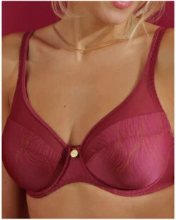 Soutien-gorge Armature Bien-être Antigel Ballerine Des Ondes (Or Cerise) -mesdessous soutien gorge armature bien etre antigel ballerine des ondes or cerise 2