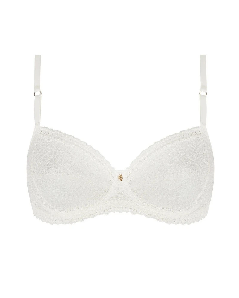 Soutien-gorge Armatures Antigel Exquise En Dentelle (Ecru Nacre) 4 Soutien-gorge Armatures Antigel Exquise En Dentelle (Ecru Nacre) – Image 2