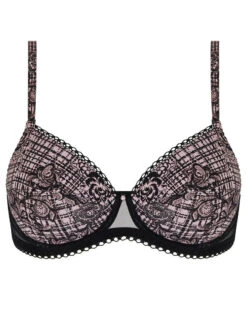 mesdessous -mesdessous soutien gorge armatures antigel tartan glamour rose tartan 1