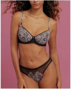 Soutien-gorge Armatures Antigel Tartan Glamour (Rose Tartan) 11 Soutien-gorge Armatures Antigel Tartan Glamour (Rose Tartan) -mesdessous soutien gorge armatures antigel tartan glamour rose tartan 3