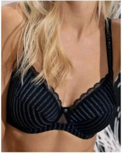 Soutien-gorge Armatures Bien-être Antigel Jolie Dandy (Noir Cocktail) -mesdessous soutien gorge armatures bien etre antigel jolie dandy noir cocktail 2