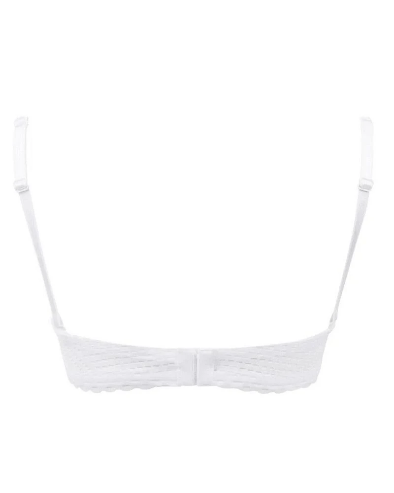 Soutien-gorge Bandeau Coque Bretelles Amovibles Antigel Tressage Graphic (Tressage Blanc) 6 Soutien-gorge Bandeau Coque Bretelles Amovibles Antigel Tressage Graphic (Tressage Blanc) – Image 4