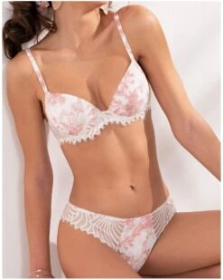 Soutien-gorge Confort Coque Antigel Jungle De Jouy (Rose De Jouy) 8 Soutien-gorge Confort Coque Antigel Jungle De Jouy (Rose De Jouy) -mesdessous soutien gorge confort coque antigel jungle de jouy rose de jouy 2