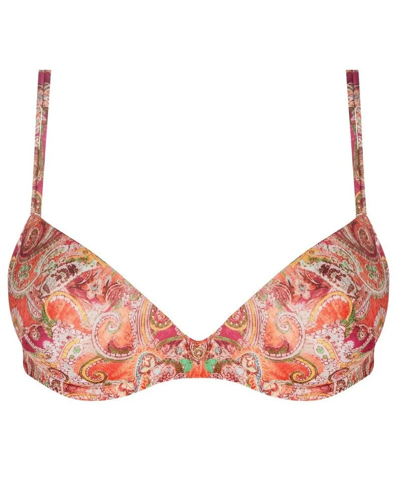 Soutien-gorge Coque Antigel Cachemire En Fête (Orange Multico) 4 Soutien-gorge Coque Antigel Cachemire En Fête (Orange Multico) – Image 2