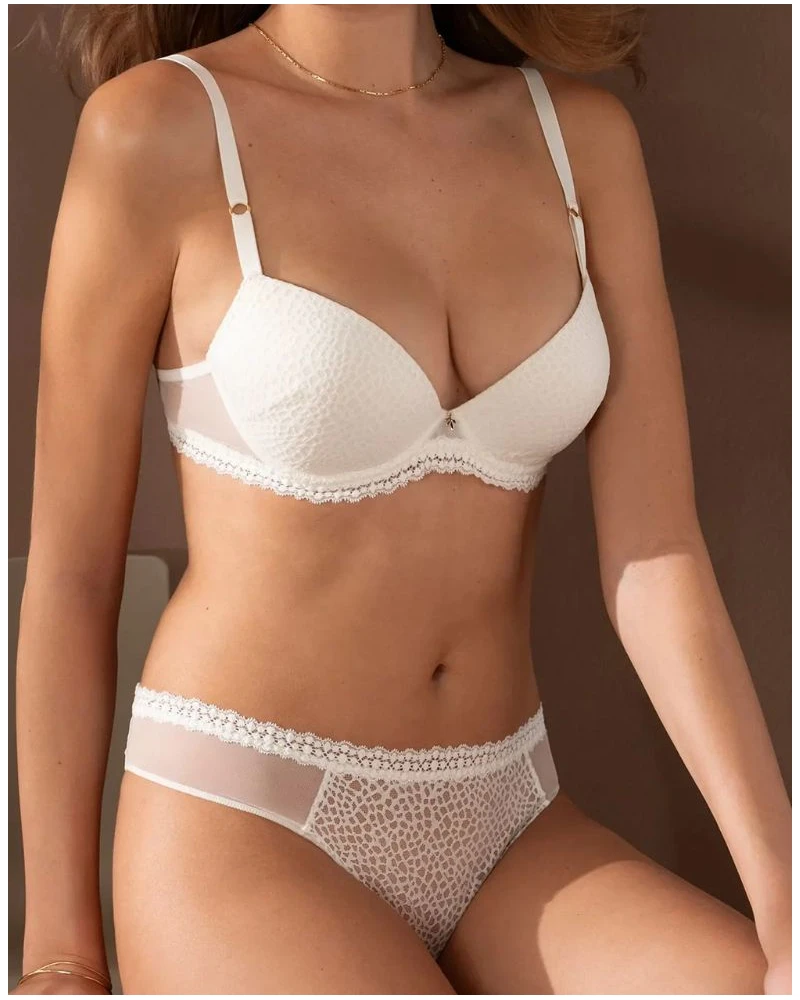 Soutien-gorge Coque Antigel Exquise En Dentelle (Ecru Nacre) 7 Soutien-gorge Coque Antigel Exquise En Dentelle (Ecru Nacre) – Image 5