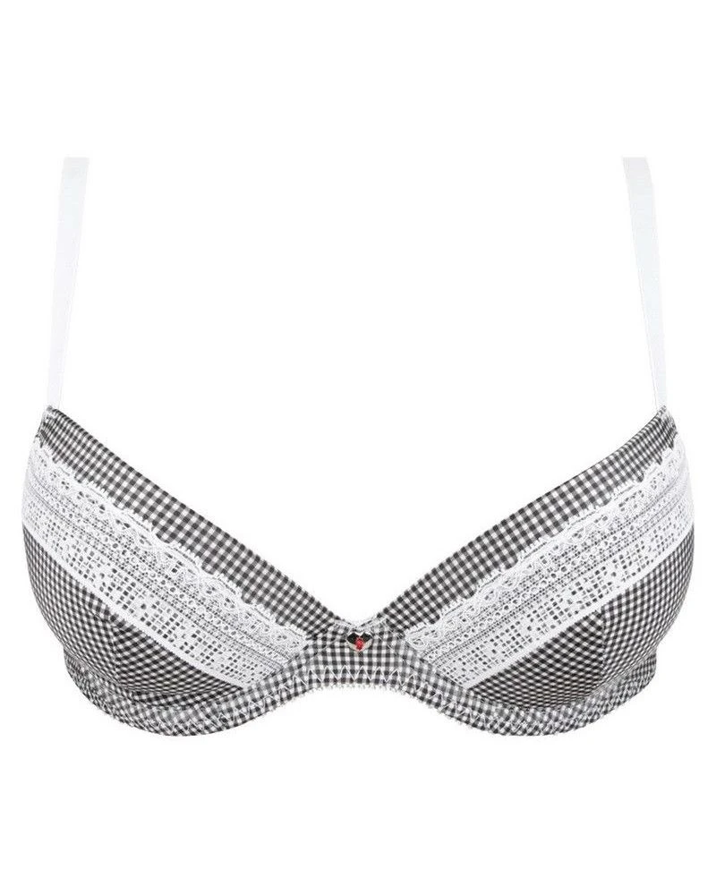 Soutien-gorge Coque Antigel Vichy Citadine (Vichy Noir) 4 Soutien-gorge Coque Antigel Vichy Citadine (Vichy Noir) – Image 2