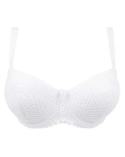 Soutien-gorge Coque Bonnets Profonds Antigel Tressage Graphic (Tressage Blanc) -mesdessous soutien gorge coque bonnets profonds antigel tressage graphic tressage blanc 1