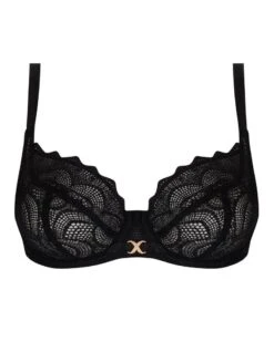 mesdessous -mesdessous soutien gorge corbeille bien etre antigel sexy boheme noir 1
