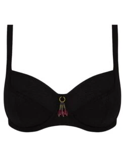 Soutien-gorge De Bain Corbeille Bien-être Antigel La Muse Des Vagues (Noir)