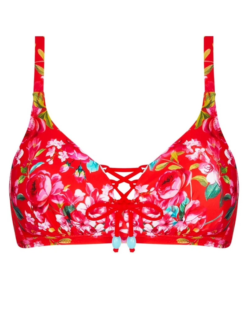 Soutien-gorge De Bain Triangle à Coque Bonnets Profonds Antigel La Chérie Forever (Rouge Chérie) 4 Soutien-gorge De Bain Triangle à Coque Bonnets Profonds Antigel La Chérie Forever (Rouge Chérie) – Image 2