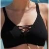 Soutien-gorge De Bain Triangle Avec Armature Bonnets Profonds Antigel La Glam Tonique (Noir) -mesdessous soutien gorge de bain triangle avec armature bonnets profonds antigel la glam tonique noir