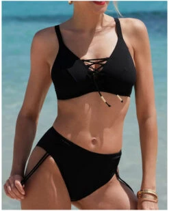 Soutien-gorge De Bain Triangle Avec Armature Bonnets Profonds Antigel La Glam Tonique (Noir) 7 Soutien-gorge De Bain Triangle Avec Armature Bonnets Profonds Antigel La Glam Tonique (Noir) -mesdessous soutien gorge de bain triangle avec armature bonnets profonds antigel la glam tonique noir 2